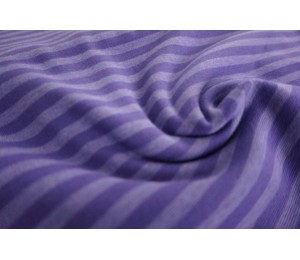 Ringelbündchen breite Streifen - flieder lila